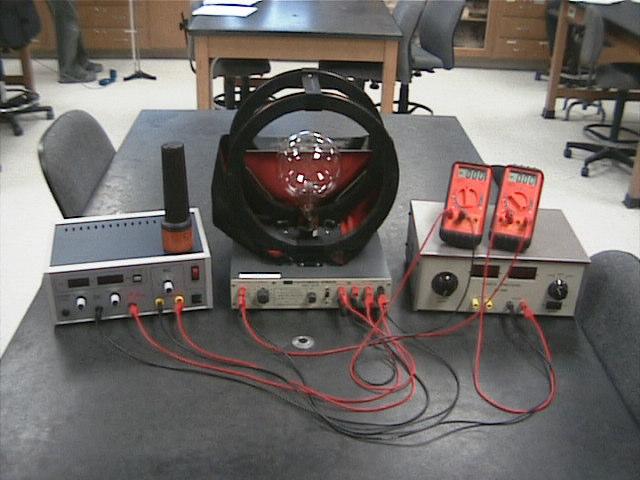 Finding e/m Purpose The purpose of this lab is to determine the charge to mass ratio of the electron.