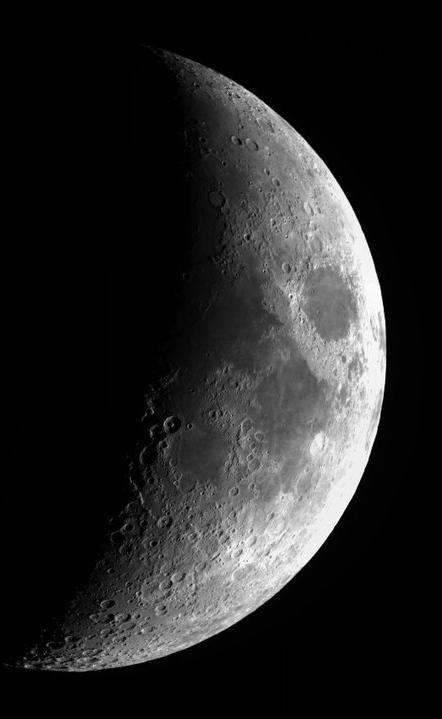 Earth s moon Rocky, heavily