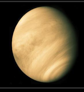 Ultra-Hostile Venus Distance: ~0.72 AU to Sun Temp: 740 Celsius Volcanically Active Very thick atmosphere!