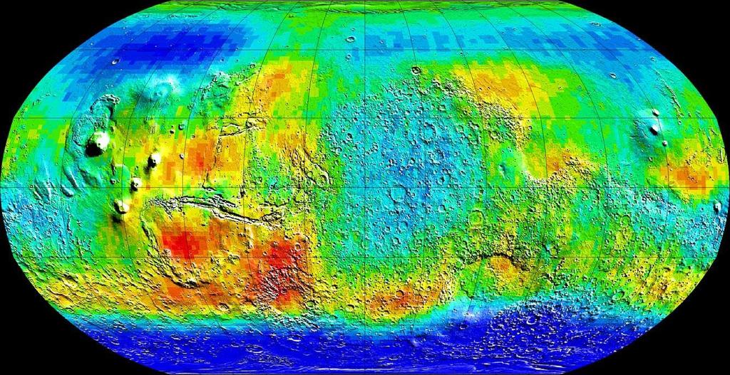 Odyssey s Hydrogen Map of Mars!