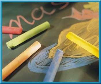 CHALK Chalk is another organic sedimentary rock that is made of microscopic shells When you write with
