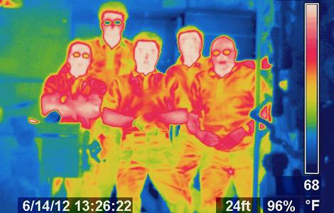 Thermal Infrared People emit light, but we do
