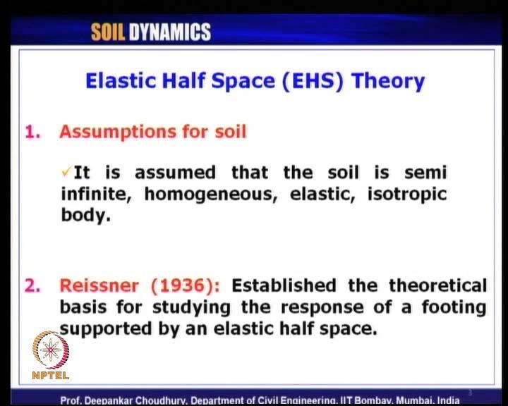 Soil Dynamics Prof.