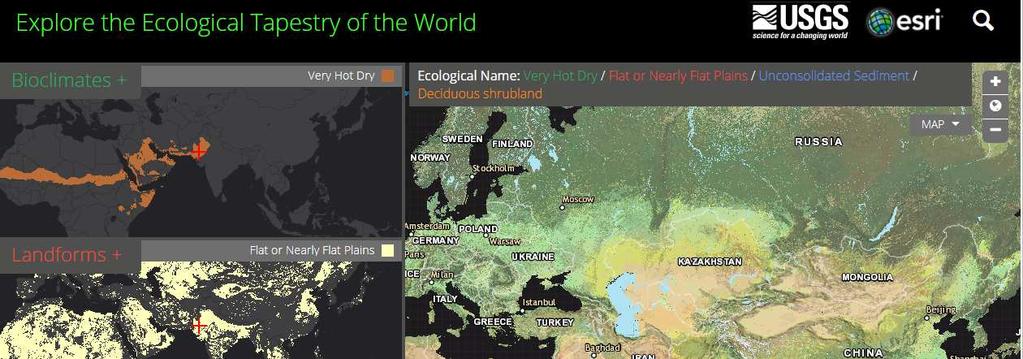 Level 2: Account 1: Extent USGS/ESRI Global Ecological Land