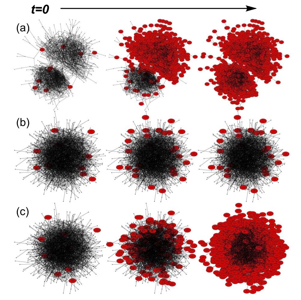 Cascades in random networks multiple seed nodes (a) Empirical network; (b), (c) -