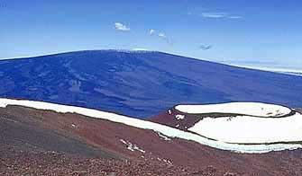 Mauna Loa volcano in Hawaii the largest volcano on Earth has the broad