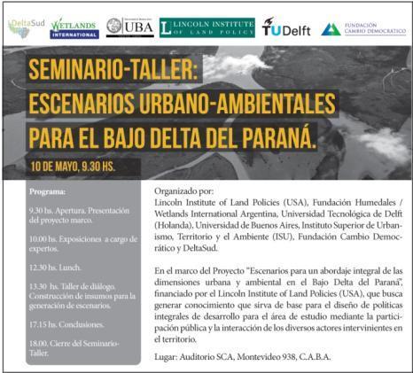 level, Municipalities of Tigre and San Fernando) Topics and Layers: Conceptual idea of the