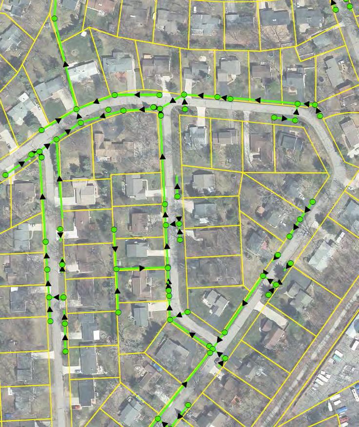 CITY OF SYLVAN LAKE GIS database for storm sewer: Original GIS database was very incomplete The entire City was mobile mapped (laser scanned) to develop the base