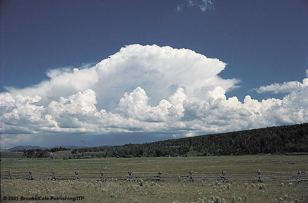 Moist Convection A daily occurrence in summer along the high plains -- caused by