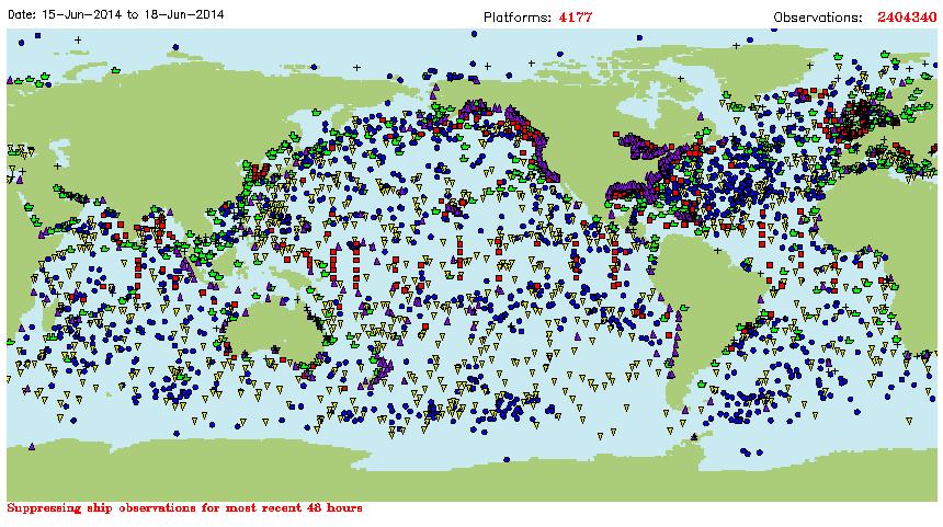 OAR Sustained Ocean Observing Program From Observing System Monitoring Center www.osmc.