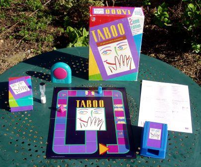 Taboo: Review Game Each card has 1 key term. Whoever has the card must give clues to the rest of the group to guess!