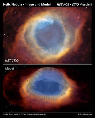 Model of the Helix Nebula Helix Nebula 4 light years across Joe Hora Enrichment of ISM by