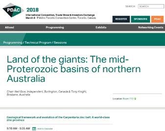 Australia Minerals program in Nth