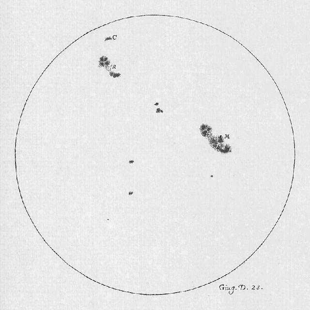 Galileo and the Telescope: Sunspots Blemishes on the
