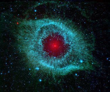 give different colors Helix nebula.