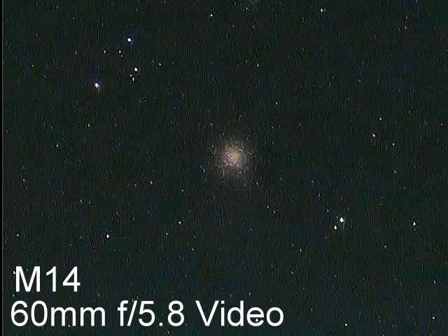 For our final observation that night from our backyard, we unleashed a 16-inch f/10 SCT on it. At 102X, it showed up as a hazy glow that we could resolve with averted vision.