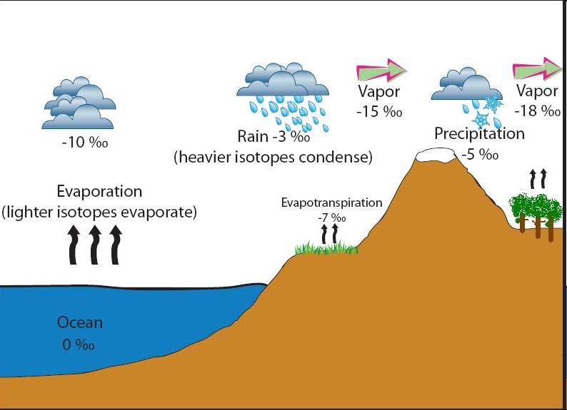 Stable Isotope Geochemistry Isotopic fraction of oxygen in the hydrologic cycle http://serc.