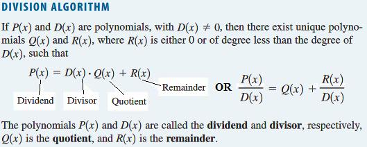 3.4 Rational Functions Dividing Polynomials Long Division of Polynomials Divide 84 