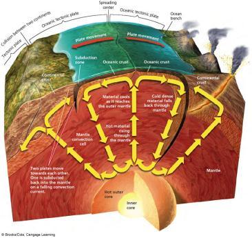 The Earth s Crust Is Made Up of a Mosaic of Huge Rigid Plates: Tectonic Plates Chemical vs.