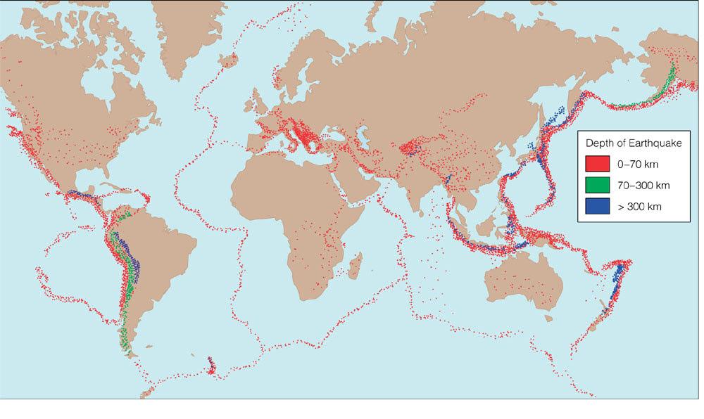 Patterns of 10,000 earthquakes