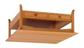 (optional non-inset drawer front knobs available) 2748C: Coffee table - 48 w x 27 d x 17.