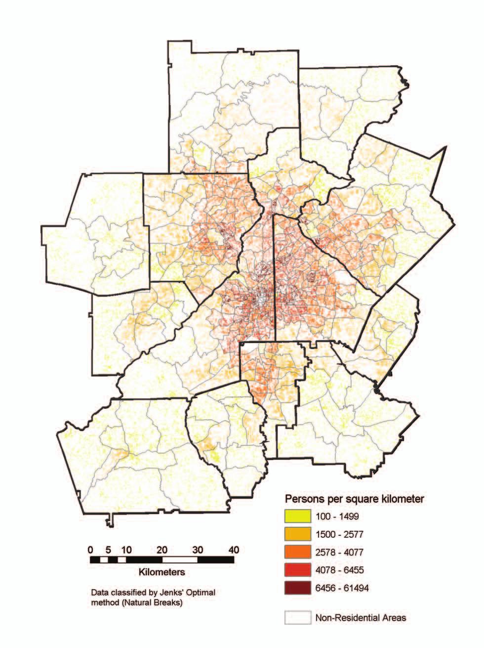 Figure 6. Population density.