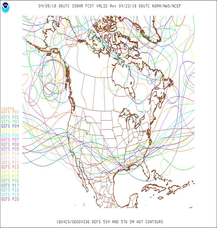 We had been watching for warmth into late April and early May as the Pacific becomes far less favorable for significant cold, but these upper level blocking developments should