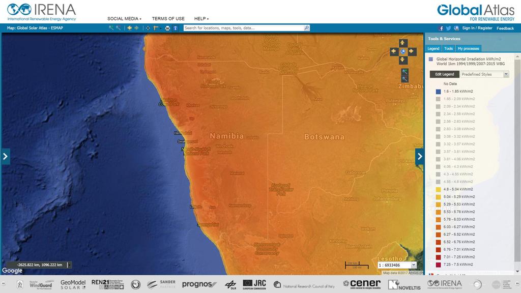Esmap world bank solar map Solar maps 3TIER s Global Solar Dataset