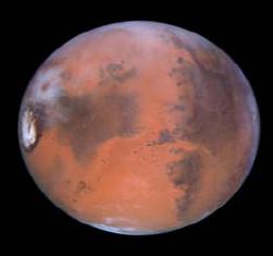 Mars Fourth planet in the solar system Was thought to be the most likely planet to start human traveling Very thin atmosphere, mostly CO