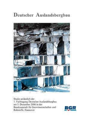 Think Canada BGR Report on German Foreign Mining Activities 2006: 4 companies active in Canada (ASB Grünland Helmut Aurenz GmbH, Refratechnik