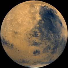 Let s come back to the planets Mars has a very thin atmosphere such that