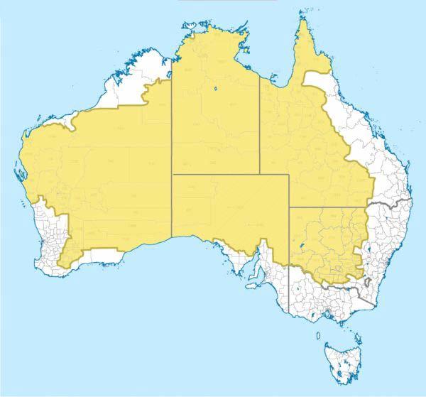 Australia 2% of total