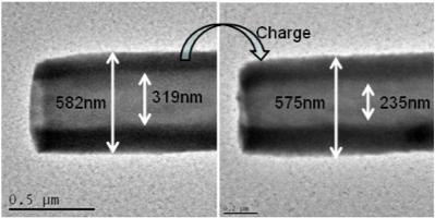 Double-Walled Si Nanotubes - Outer diameter has no change.