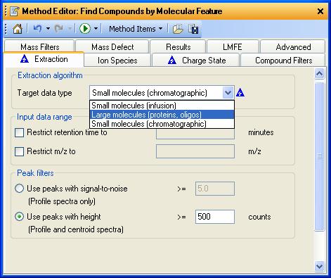 Method Editor MFE (cont.