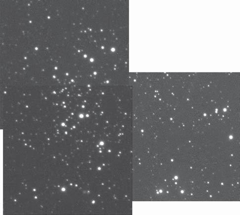 Figure 3. Composite V-band image of Ru83 obtained with Faulkes Telescope South. (N top, E left, each frame 4.7 arcmin square).
