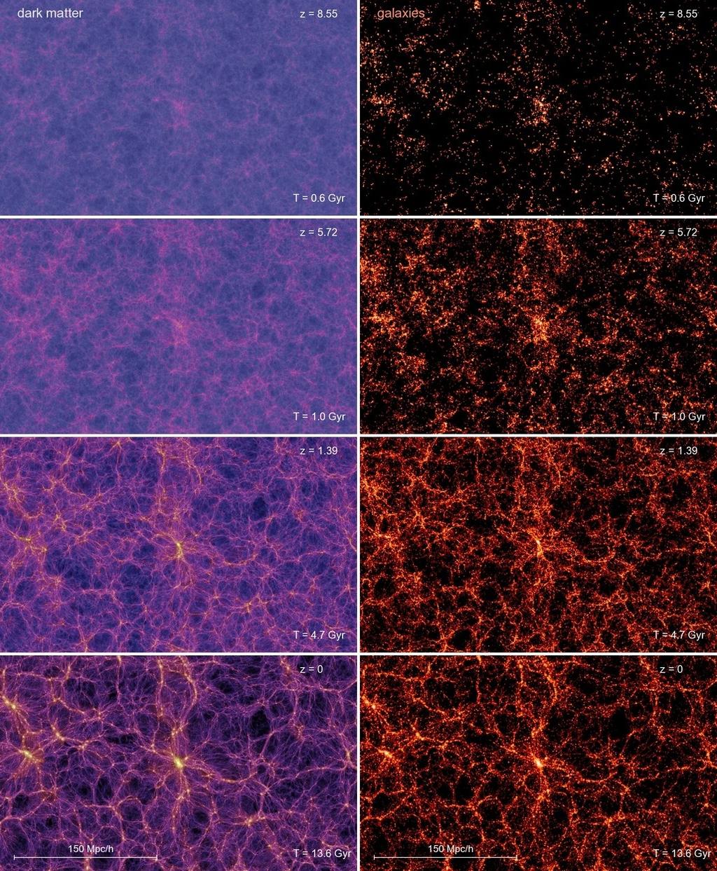 Large-scale structure at high redshift Springel, Frenk & White 2006 Large-scale structure in