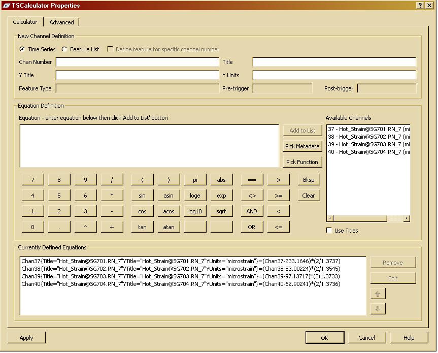 Developing ncode Glypworks Processing Detail of the Time Series Calculator (this is