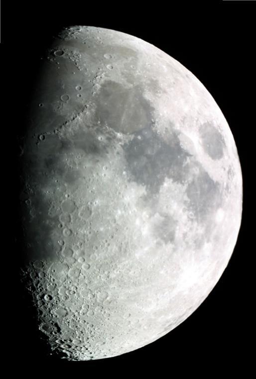 The Motion of the Moon Half of the Moon's surface is
