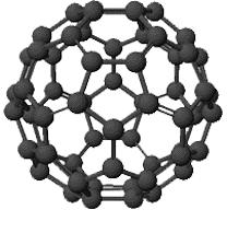 C 60 Intermolecular Packing There are strong covalent bonds within each C 60 buckyball.