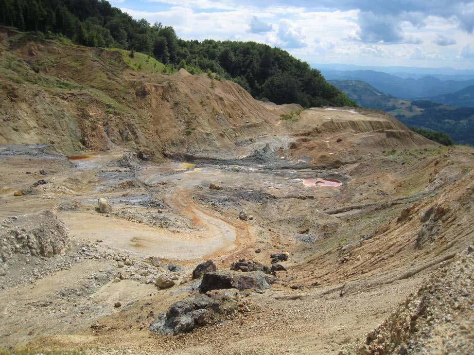 Bobija SEDEX Project The Exploration license surrounds a barite mine with reported resources of 1.2Mt @ 53% BaSO4 and 0.53Mt @ 3.33% Pb, 4.18% Zn, 25.6% BaSO4.