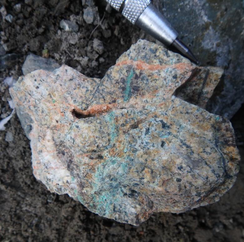 typical of porphyry copper-gold