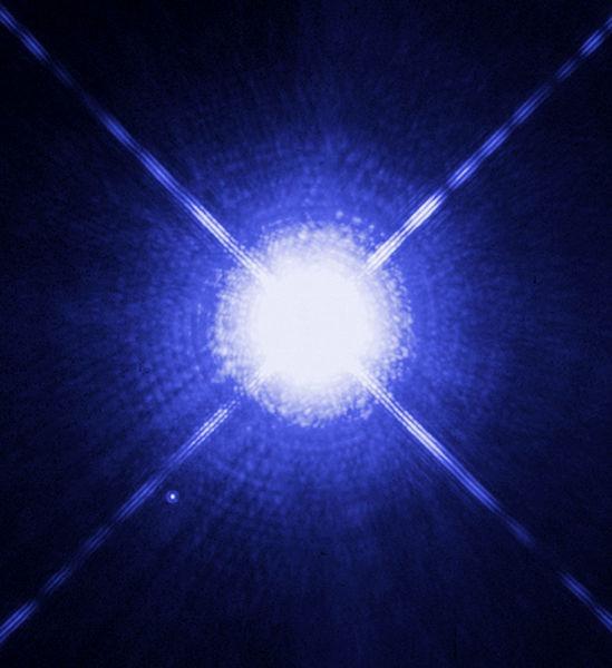 White Dwarf Stars Sirius A brightest star in the sky m = -1.46.