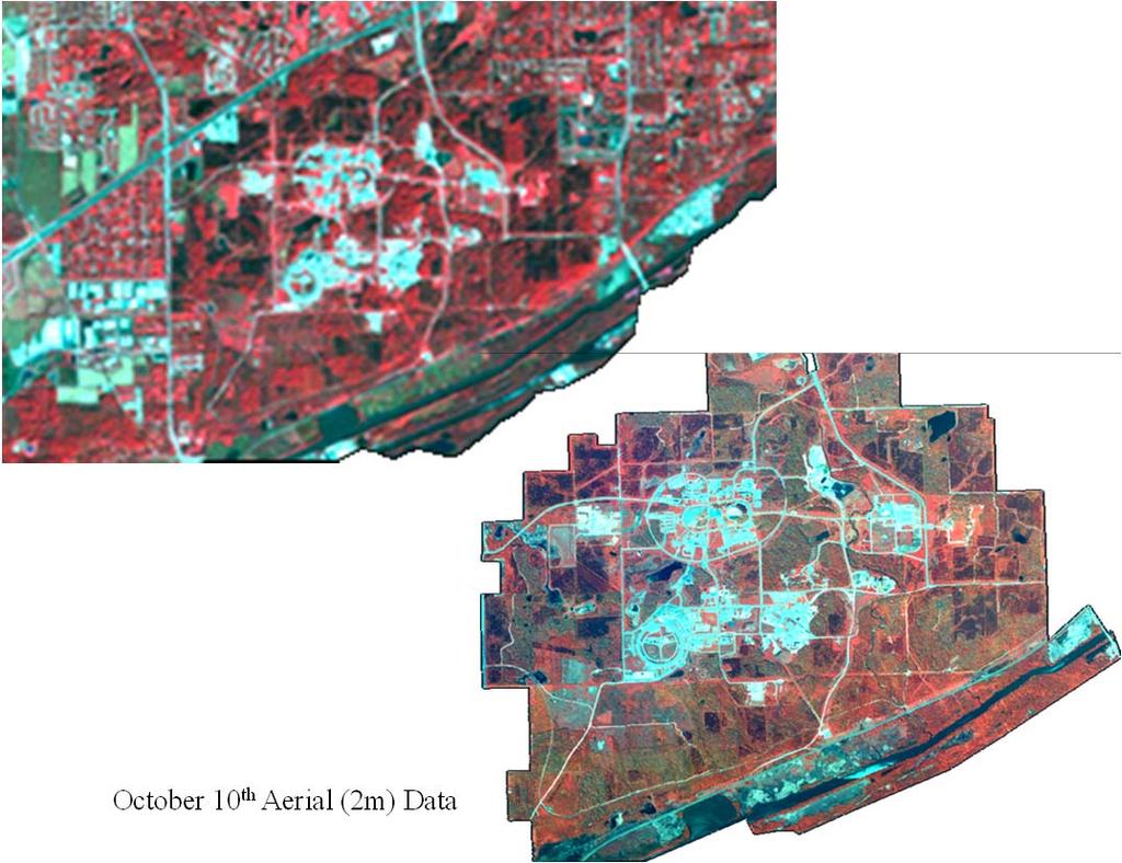 Finer spatial resolution remote sensing data can be in meter or submeter levels.
