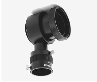 This type of guiding produces the best results since what you see through the guiding eyepiece is exactly reproduced on the processed film.