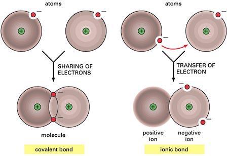 10 Covalent bonding occurs by a sharing of valence electrons (Strongest) (SPONCH) Ionic bonding (+/-) Bonds created by the attraction of opposite charges.