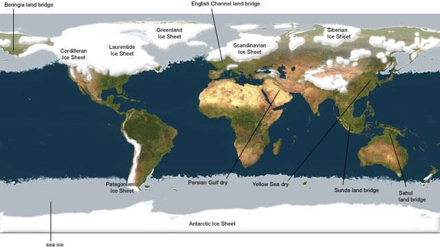 Ice Ages During the last Ice Age, glaciers covered 1/3 of the Earth s surfaces.