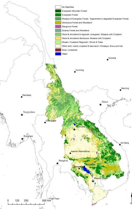 Existing Land Cover Maps for the MB Regional specific product