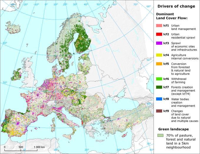 Examples of Previous Use Change Analysis Europe Land Cover changes 2000/2006 User: European Environmental Agency (EEA) Objectives: -