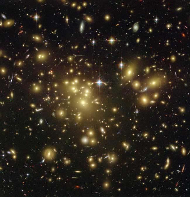 Seeing Distant Galaxies Thru Hubble Telescope