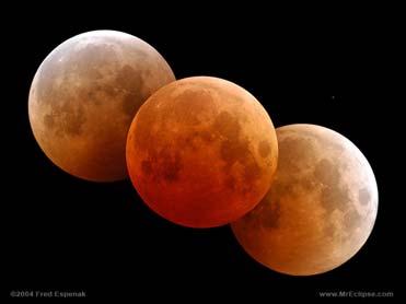 The colors of an eclipse of the Moon 43 How the copper color of a lunar eclipse is produced 44 Sunlight is filtered as it passes through the Earth s Atmosphere.
